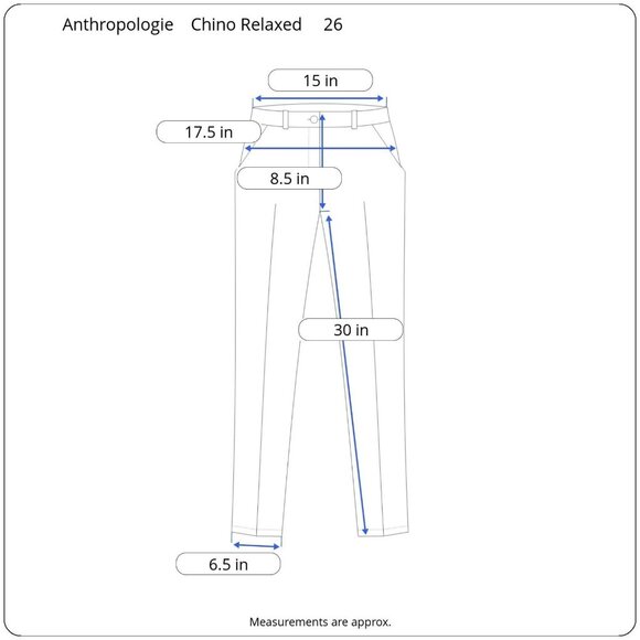 Anthropologie Womens Chino Pant Relaxed Fit Green Side Stripe Stretch Size 26 - Picture 3 of 14
